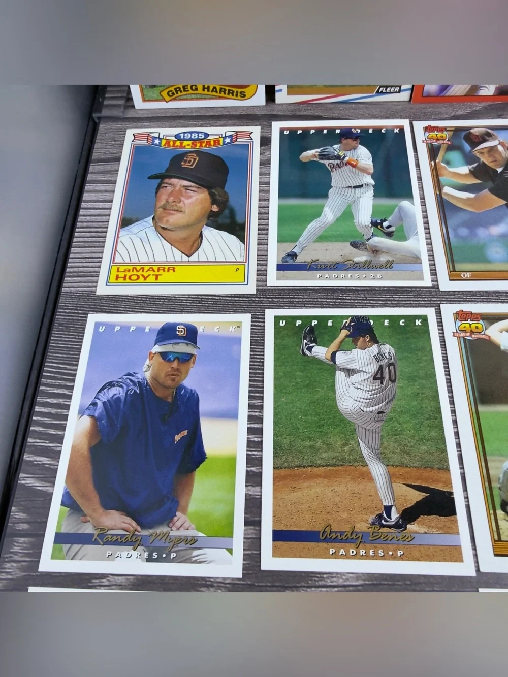 San Diego Padres Baseball Card Lot (24) Tony Gwynn McGriff Kruk